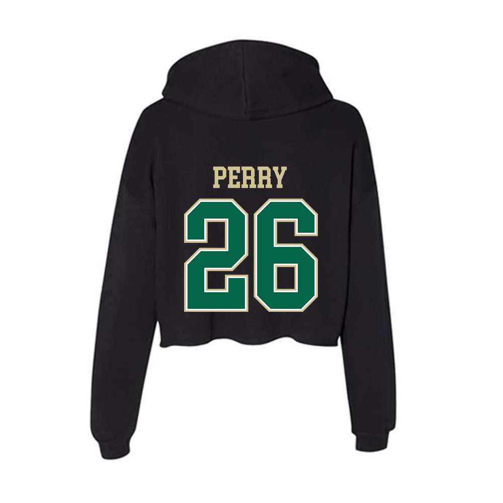 USF - NCAA Women's Lacrosse : morgan perry - Women's Crop Fleece Hoodie-1