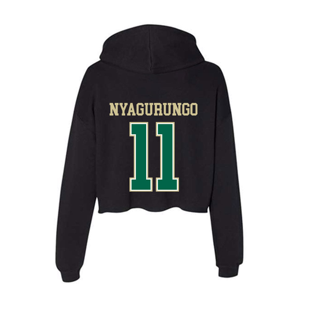 USF - NCAA Men's Soccer : Brandon Nyagurungo - Women's Crop Fleece Hoodie-1
