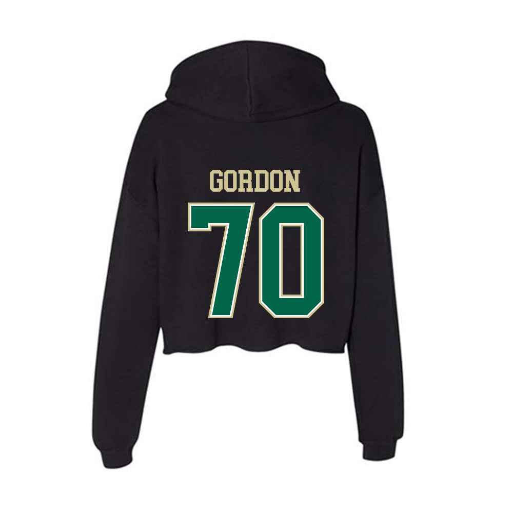 USF - NCAA Football : Gerrick Gordon - Women's Crop Fleece Hoodie-1