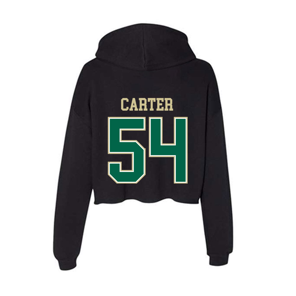 USF - NCAA Football : Braden Carter - Women's Crop Fleece Hoodie-1