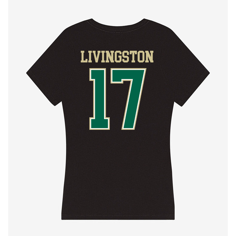 USF - NCAA Women's Lacrosse : Lucy Livingston - Women's V-Neck T-Shirt-1
