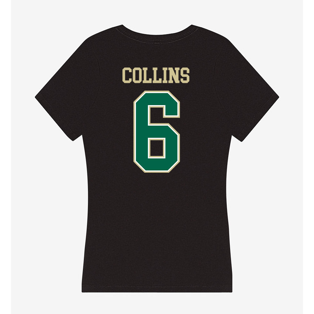USF - NCAA Men's Basketball : Daimion Collins - Women's V-Neck T-Shirt-1