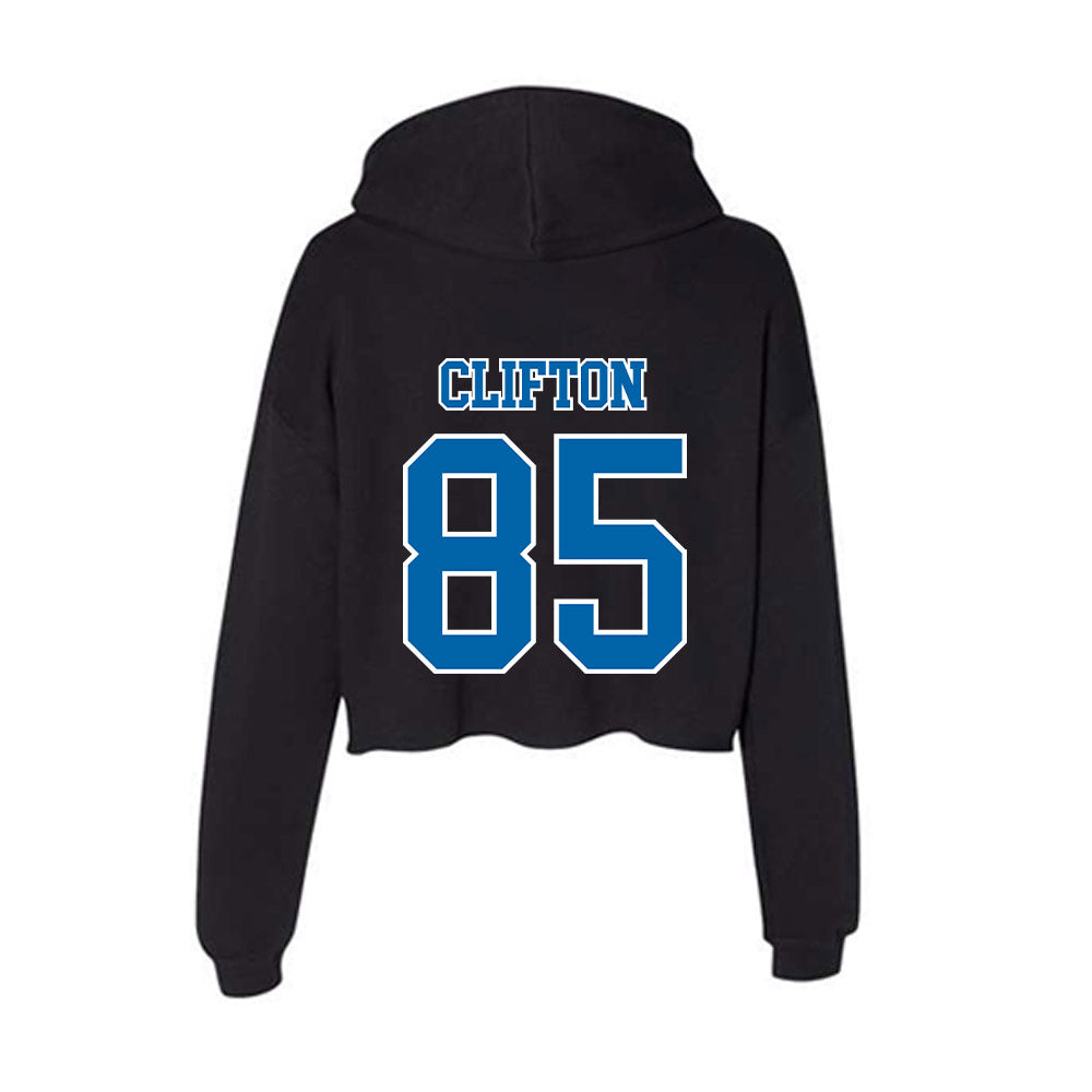 MTSU - NCAA Football : Neo Clifton - Women's Crop Fleece Hoodie-1