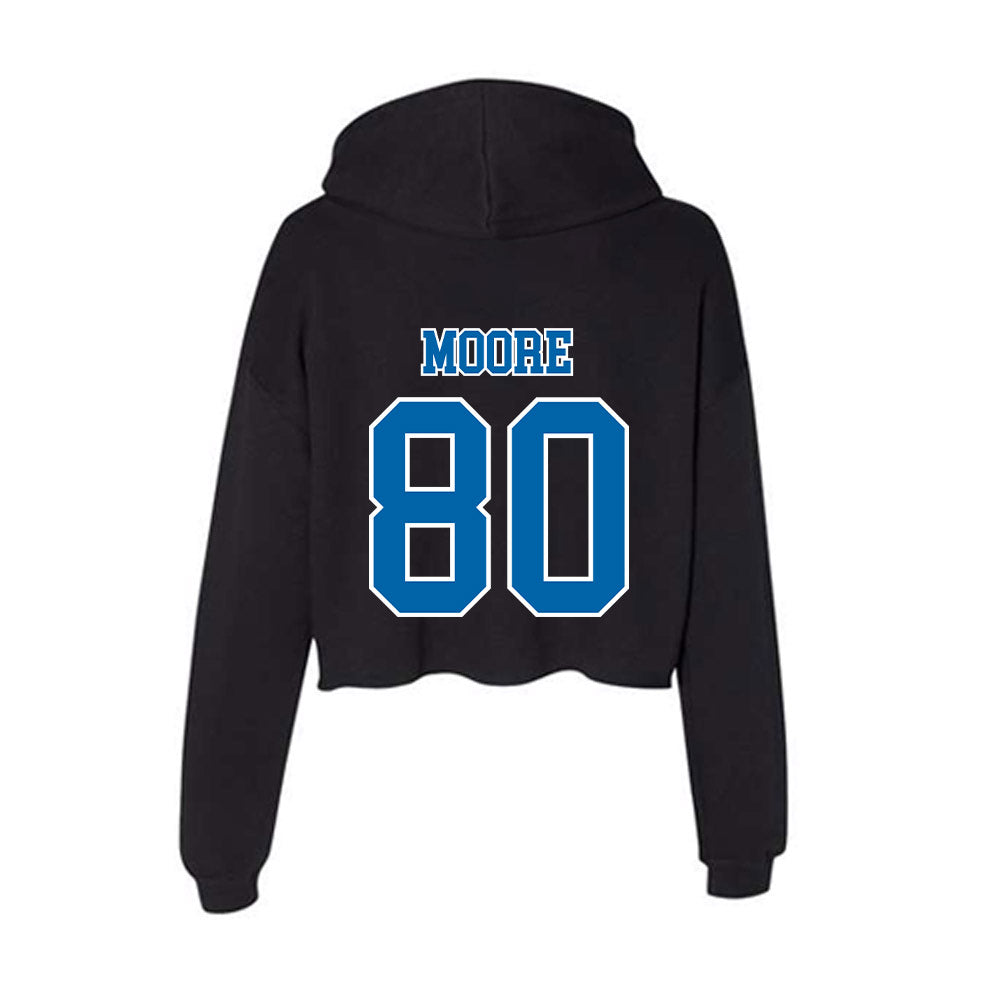 MTSU - NCAA Football : Zaidyn Moore - Women's Crop Fleece Hoodie-1