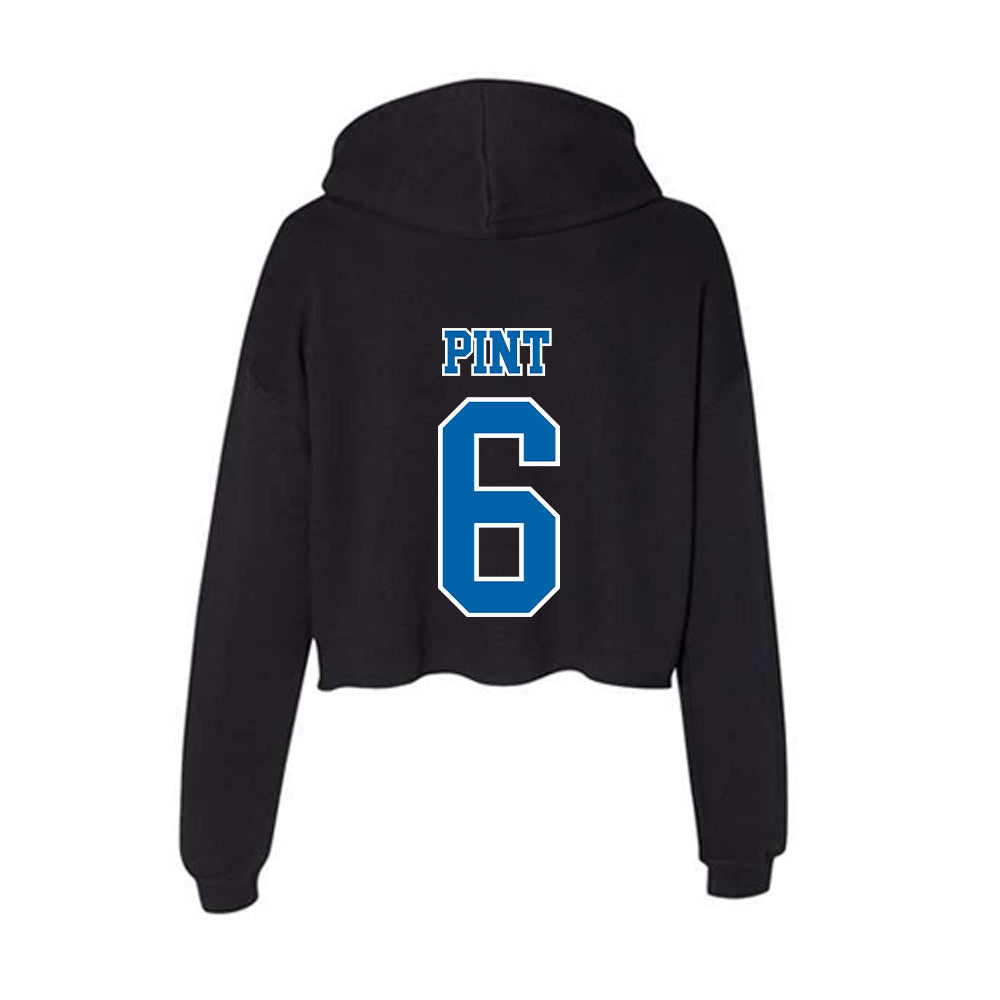 MTSU - NCAA Softball : Mady Pint - Women's Crop Fleece Hoodie-1