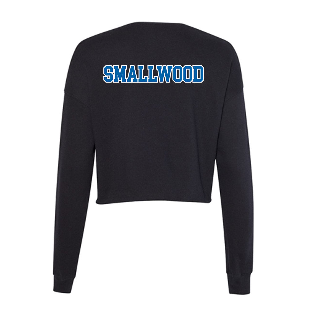 MTSU - NCAA Men's Track & Field : Jason Smallwood - Women's Cropped Crew Fleece-1
