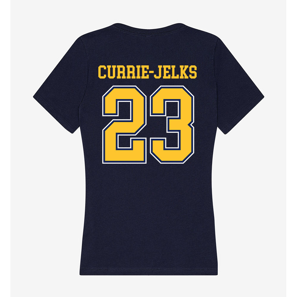 Murray State - NCAA Women's Basketball : Sharnecce Currie-Jelks - Women's V-Neck T-Shirt-1