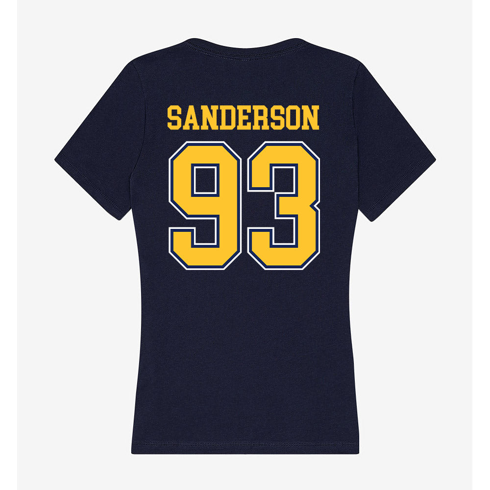 Murray State - NCAA Football : CJ Sanderson - Women's V-Neck T-Shirt-1