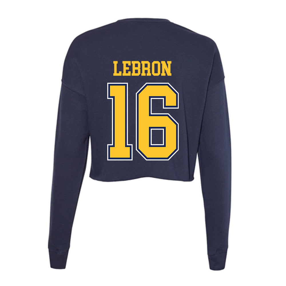 Murray State - NCAA Baseball : Derek Lebron - Women's Cropped Crew Fleece-1