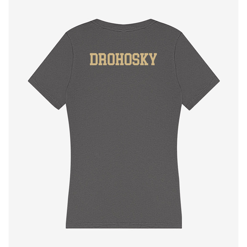 PFW - NCAA Men's Track & Field : Michael Drohosky - Women's V-Neck T-Shirt-1