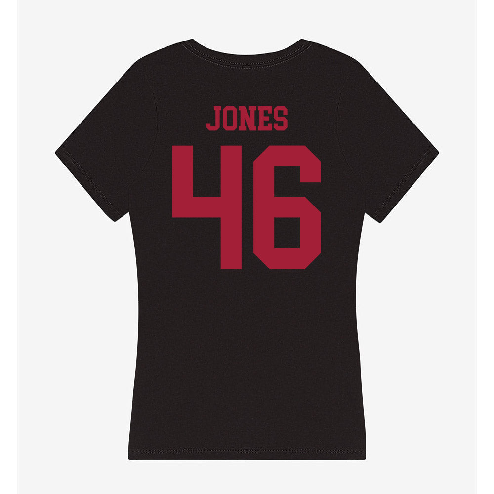 Indiana - NCAA Football : Isaiah Jones - Women's V-Neck T-Shirt-1
