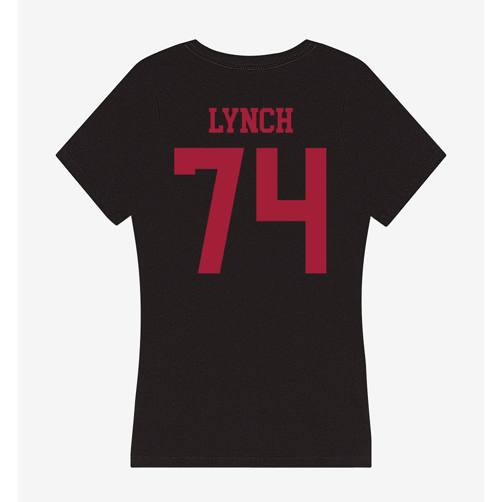 Indiana - NCAA Football : Bray Lynch - Women's V-Neck T-Shirt-1