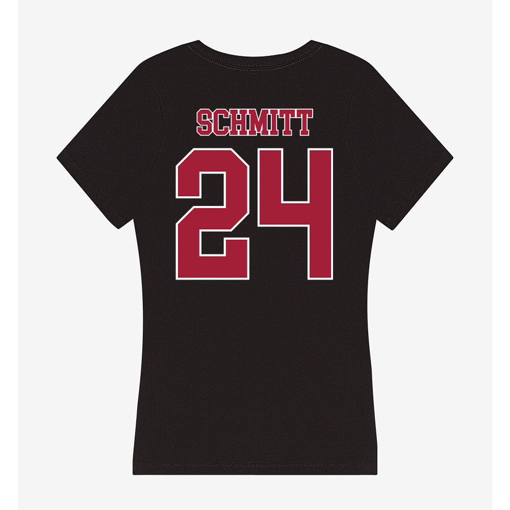 Stanford - NCAA Men's Volleyball : Kai Schmitt - Women's V-Neck T-Shirt-1
