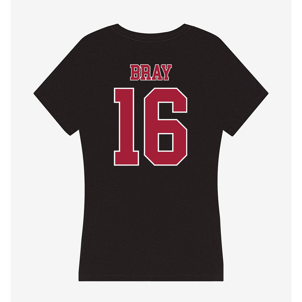 Stanford - NCAA Women's Soccer : Milly Bray - Women's V-Neck T-Shirt-1