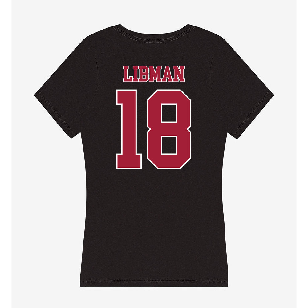 Stanford - NCAA Football : Myles Libman - Women's V-Neck T-Shirt-1