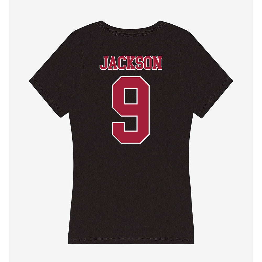 Stanford - NCAA Football : Myles Jackson - Women's V-Neck T-Shirt-1