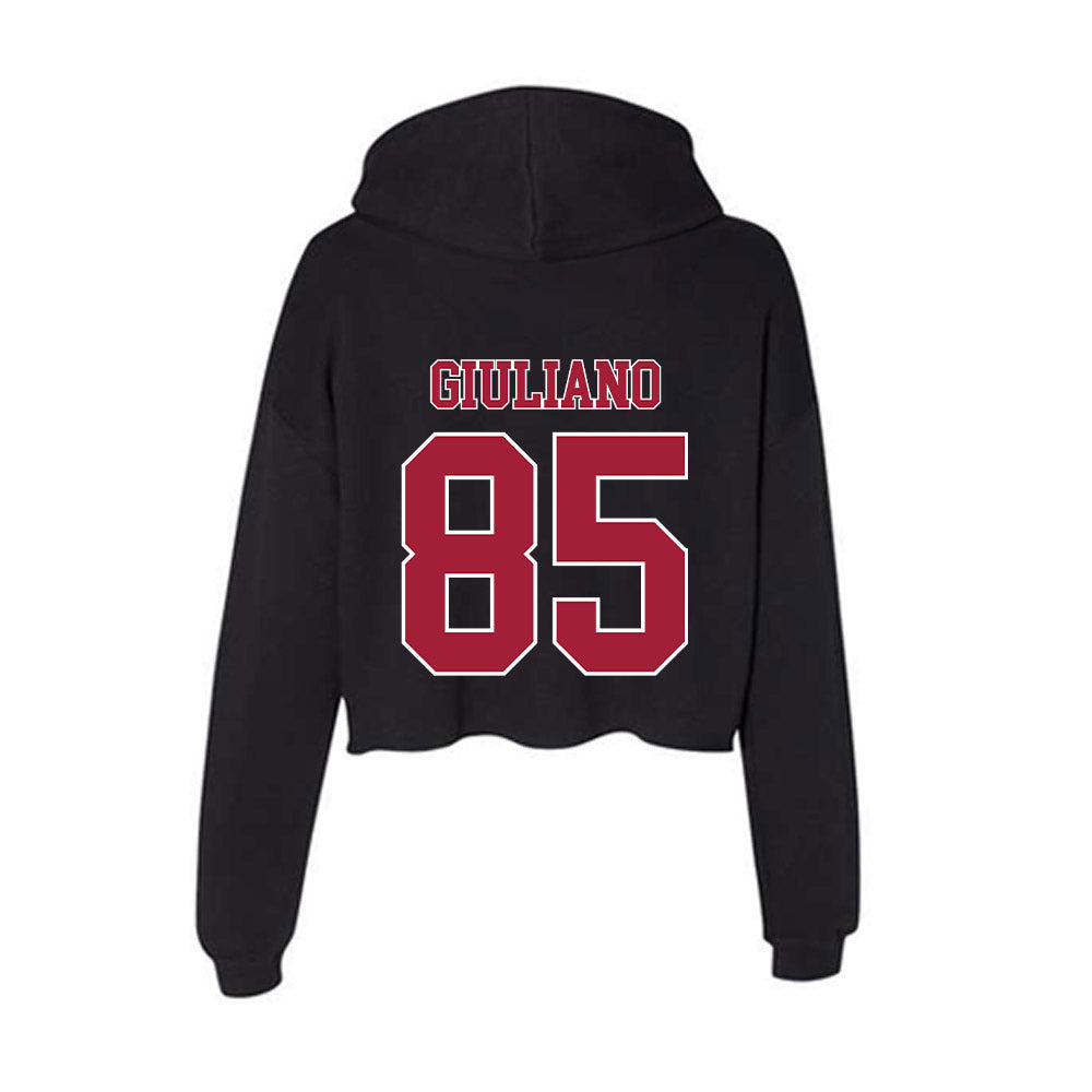 Stanford - NCAA Football : Zach Giuliano - Women's Crop Fleece Hoodie-1