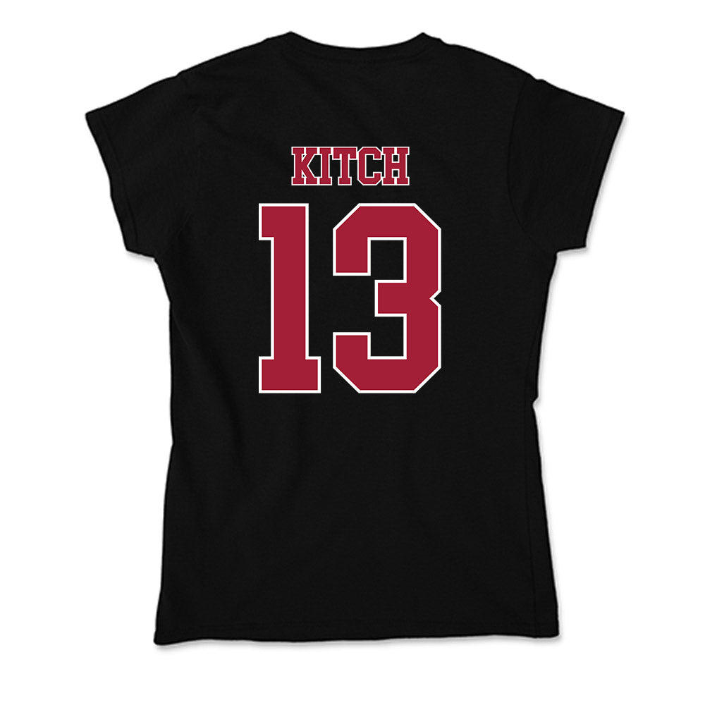 Stanford - NCAA Men's Basketball : Ethan Kitch - Soft Style Women’s T-Shirt-1
