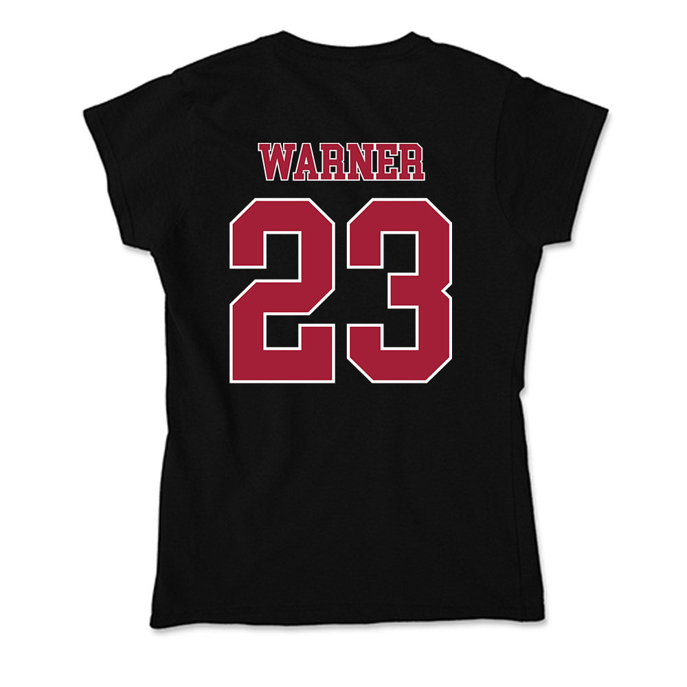 Stanford - NCAA Baseball : Parker Warner - Soft Style Women’s T-Shirt-1