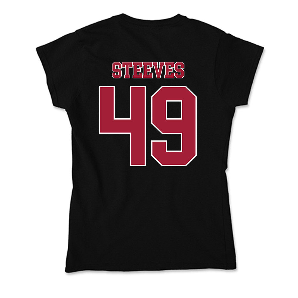 Stanford - NCAA Baseball : Austin Steeves - Soft Style Women’s T-Shirt-1