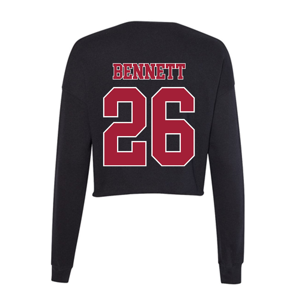Stanford - NCAA Men's Soccer : Brad Bennett - Women's Cropped Crew Fleece-1