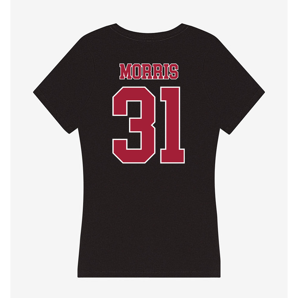 Stanford - NCAA Football : Aaron Morris - Women's V-Neck T-Shirt-1