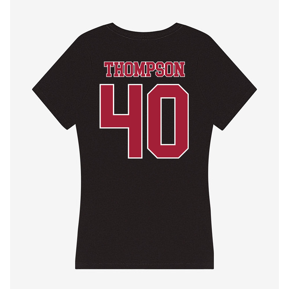 Stanford - NCAA Football : Jason Thompson - Women's V-Neck T-Shirt-1