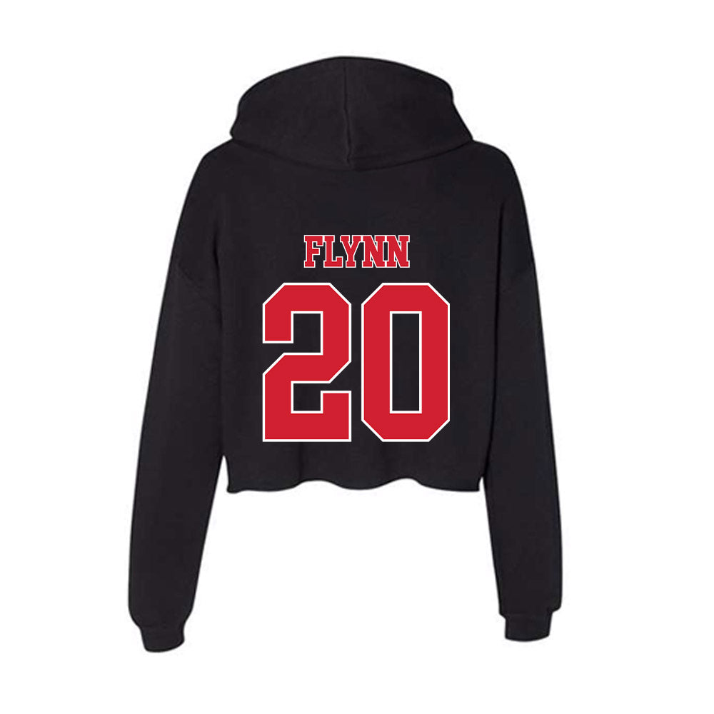Fairfield - NCAA Men's Lacrosse : John Flynn - Women's Crop Fleece Hoodie-1