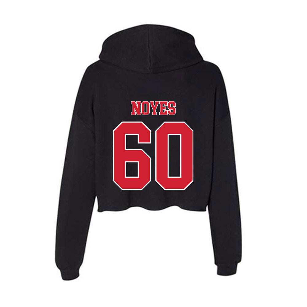 Fairfield - NCAA Men's Lacrosse : Chase Noyes - Women's Crop Fleece Hoodie-1