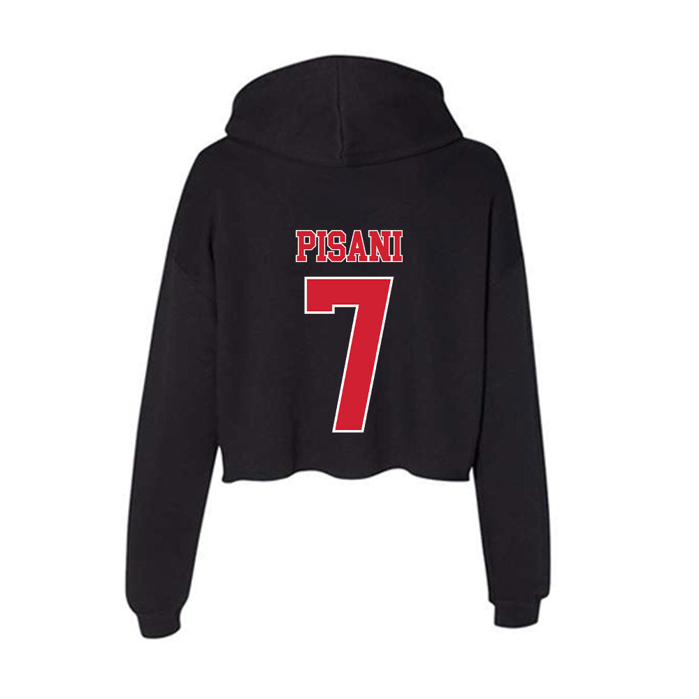 Fairfield - NCAA Women's Soccer : Ella Pisani - Women's Crop Fleece Hoodie-1