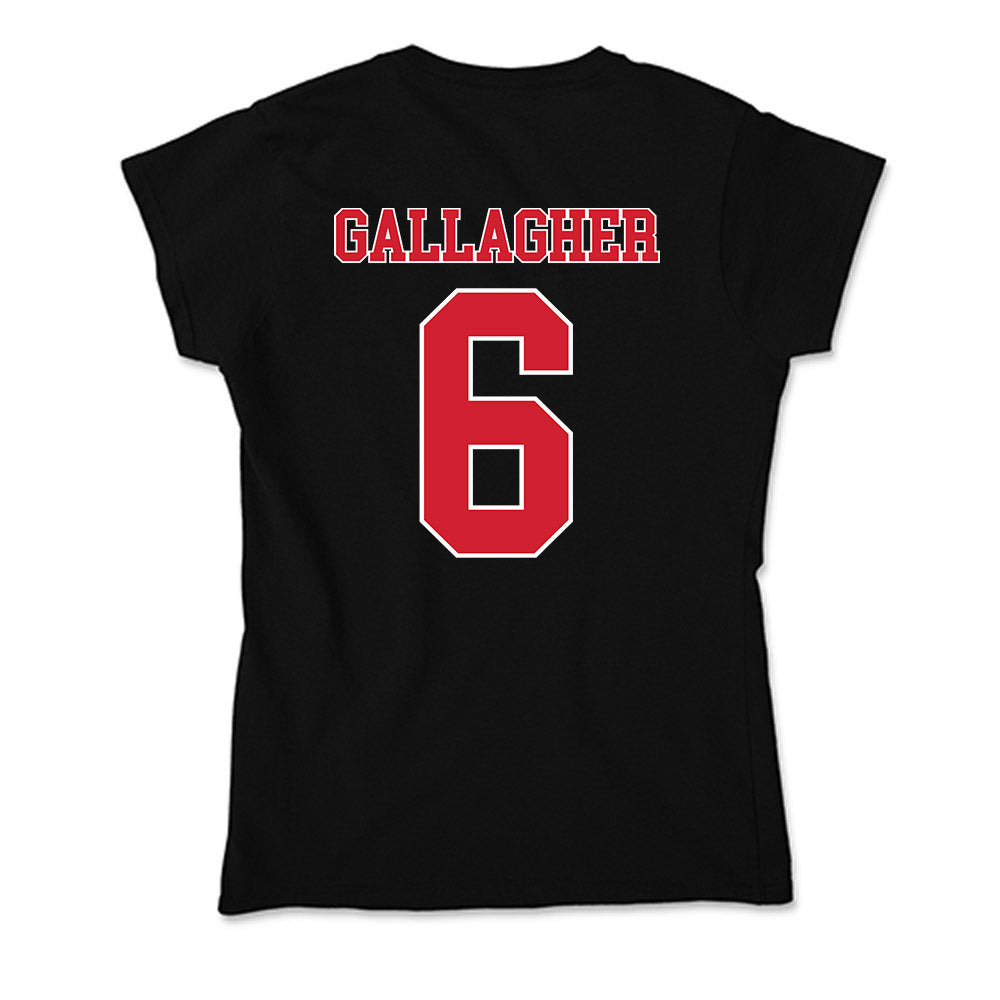 Fairfield - NCAA Men's Lacrosse : Brendan Gallagher - Soft Style Women’s T-Shirt-1
