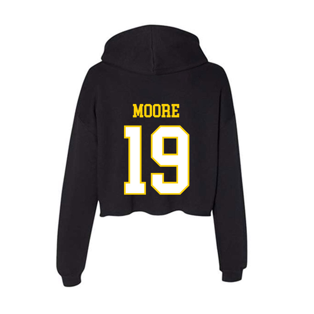 Delaware - NCAA Football : Kevin Moore - Women's Crop Fleece Hoodie-1