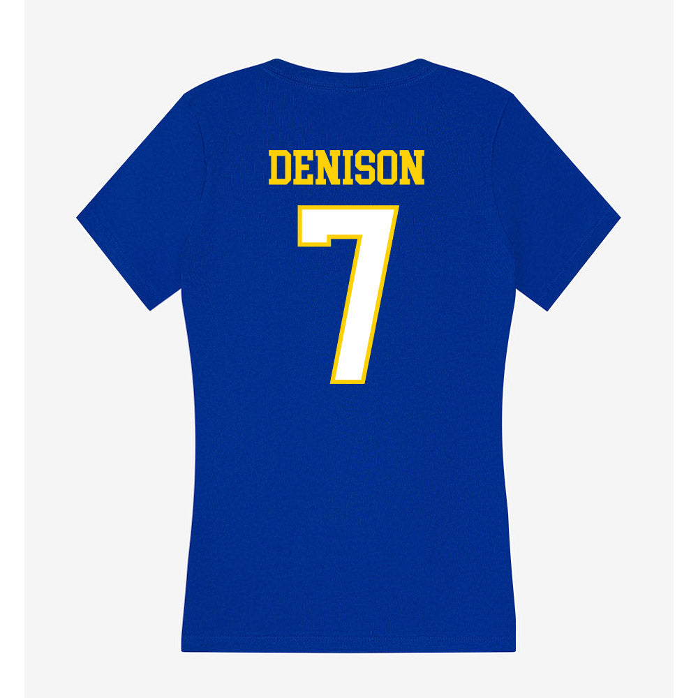 Delaware - NCAA Softball : Emma Denison - Women's V-Neck T-Shirt-1