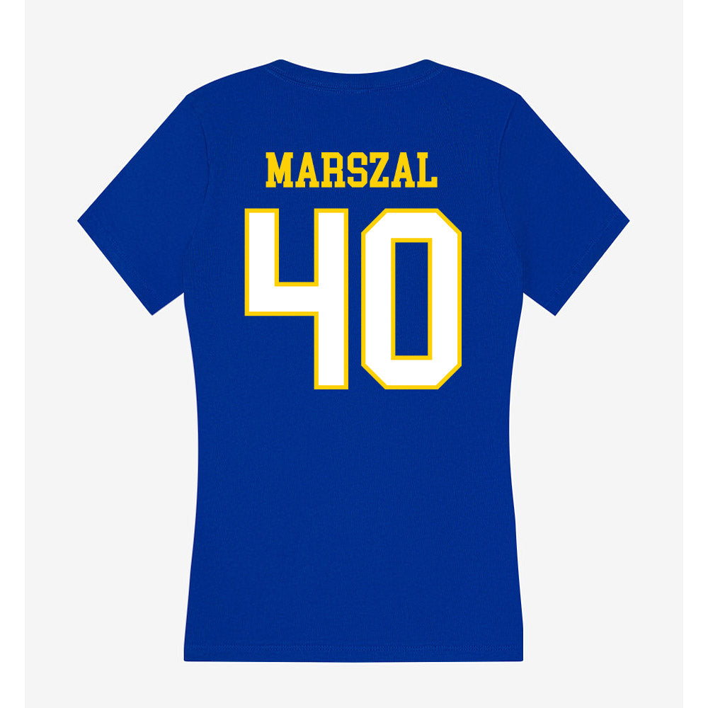 Delaware - NCAA Women's Lacrosse : Steph Marszal - Women's V-Neck T-Shirt-1