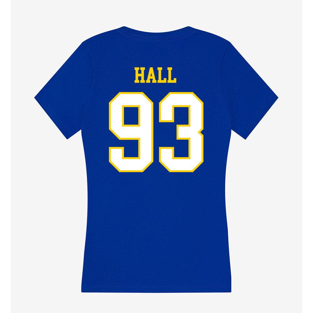 Delaware - NCAA Football : Jack Hall - Women's V-Neck T-Shirt-1