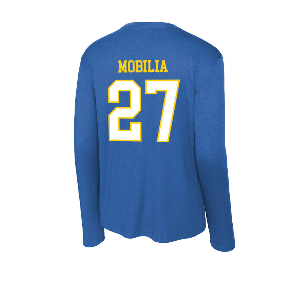 Delaware - NCAA Women's Lacrosse : Madeline Mobilia - Activewear Long Sleeve T-Shirt-1