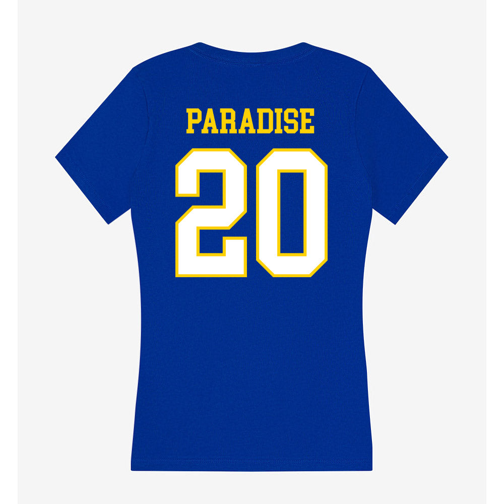 Delaware - NCAA Women's Lacrosse : Samantha Paradise - Women's V-Neck T-Shirt-1