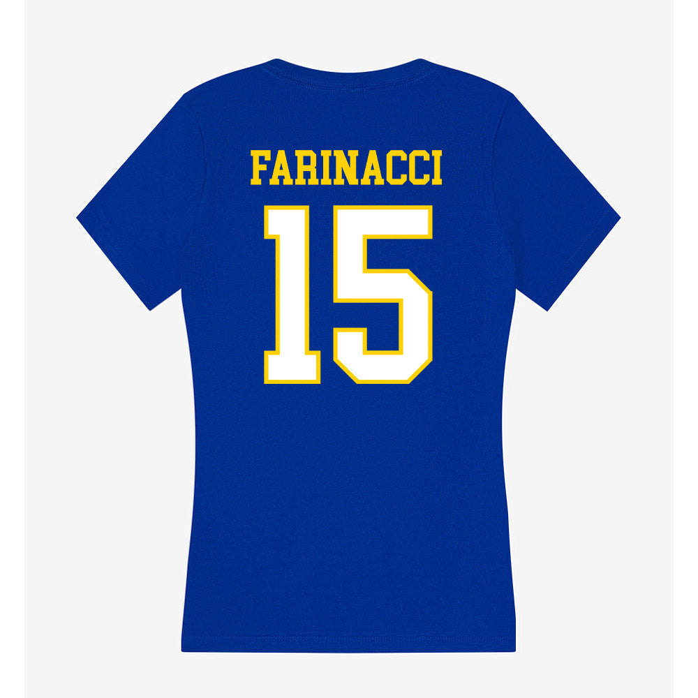 Delaware - NCAA Women's Lacrosse : Julianna Farinacci - Women's V-Neck T-Shirt-1