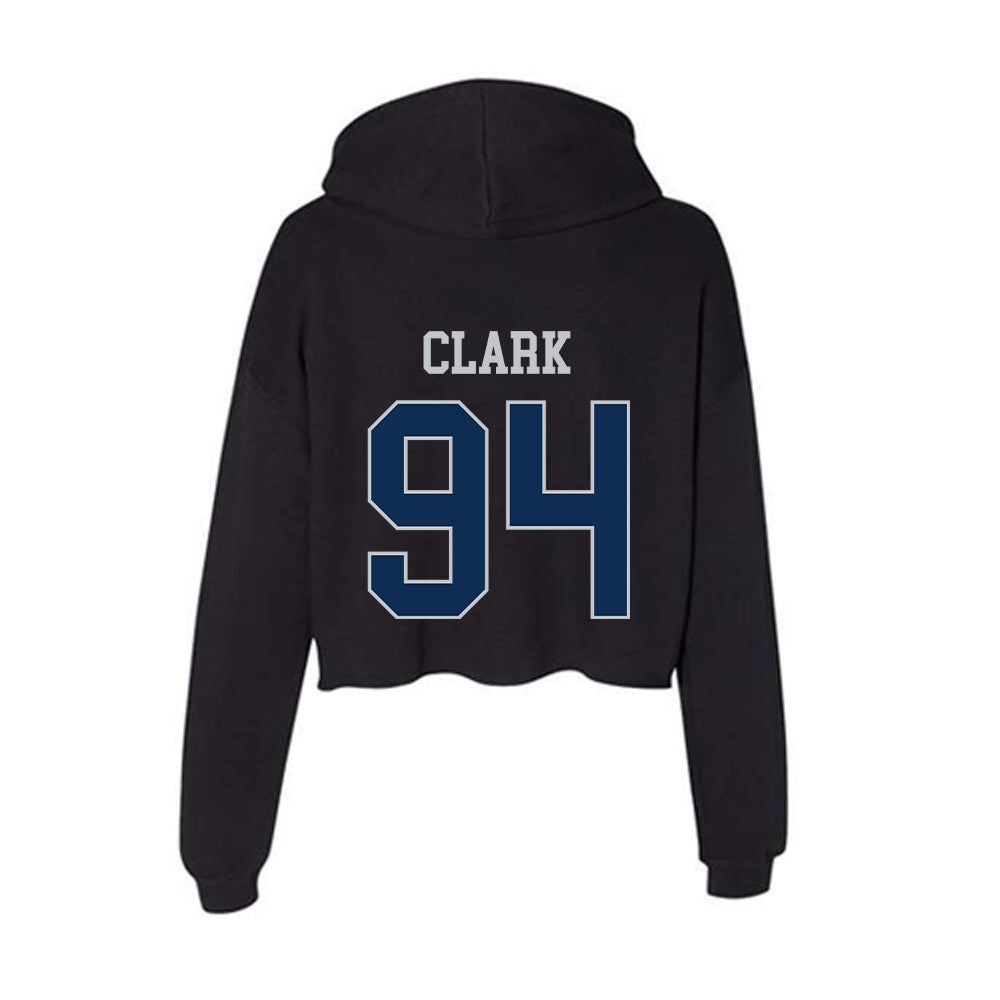 FAU - NCAA Football : Corey Clark - Women's Crop Fleece Hoodie-1