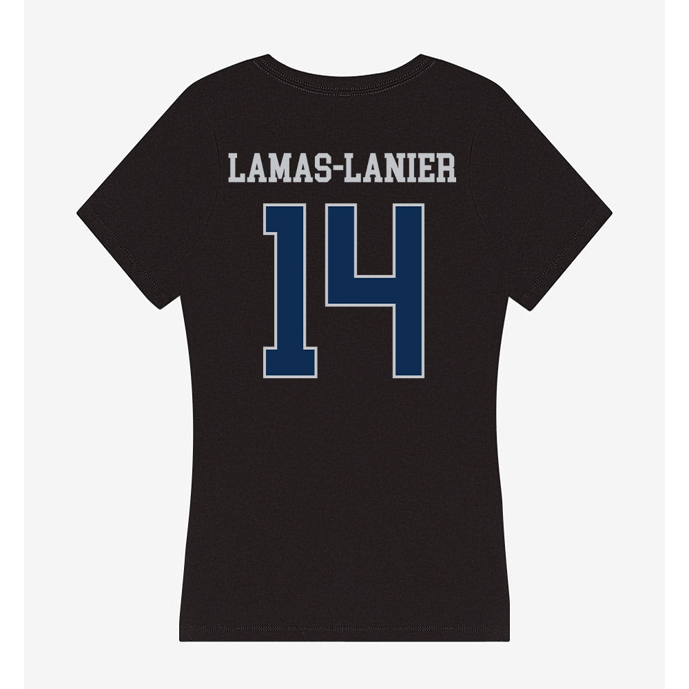 FAU - NCAA Football : Courtney Lamas-Lanier - Women's V-Neck T-Shirt-1