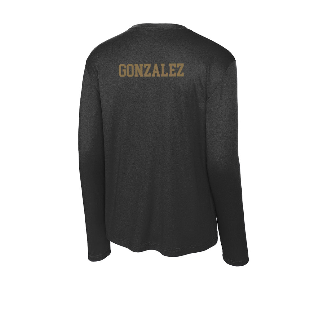 Texas State - NCAA Women's Track & Field : Mia Gonzalez - Activewear Long Sleeve T-Shirt-1