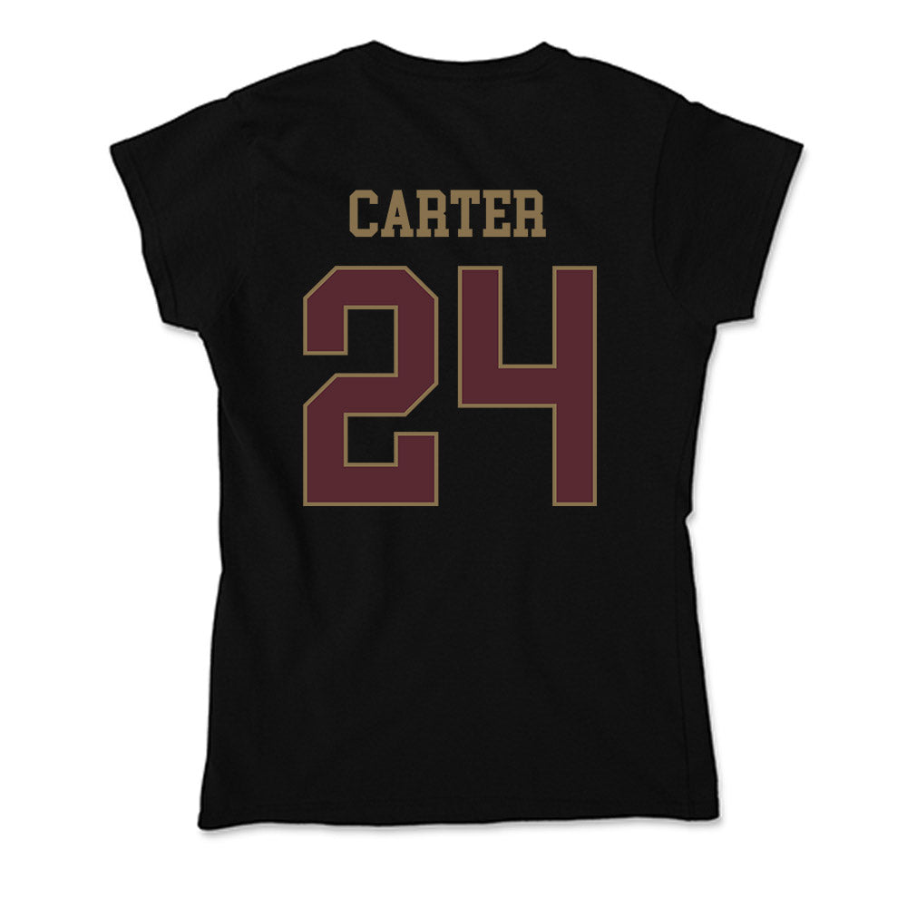 Texas State - NCAA Football : Caleb Carter - Soft Style Women’s T-Shirt-1