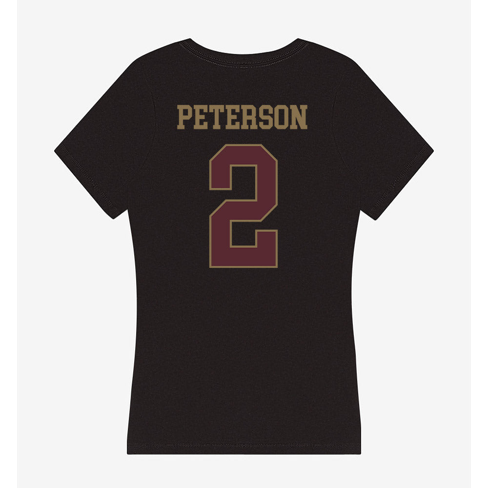 Texas State - NCAA Softball : Erin Peterson - Women's V-Neck T-Shirt-1