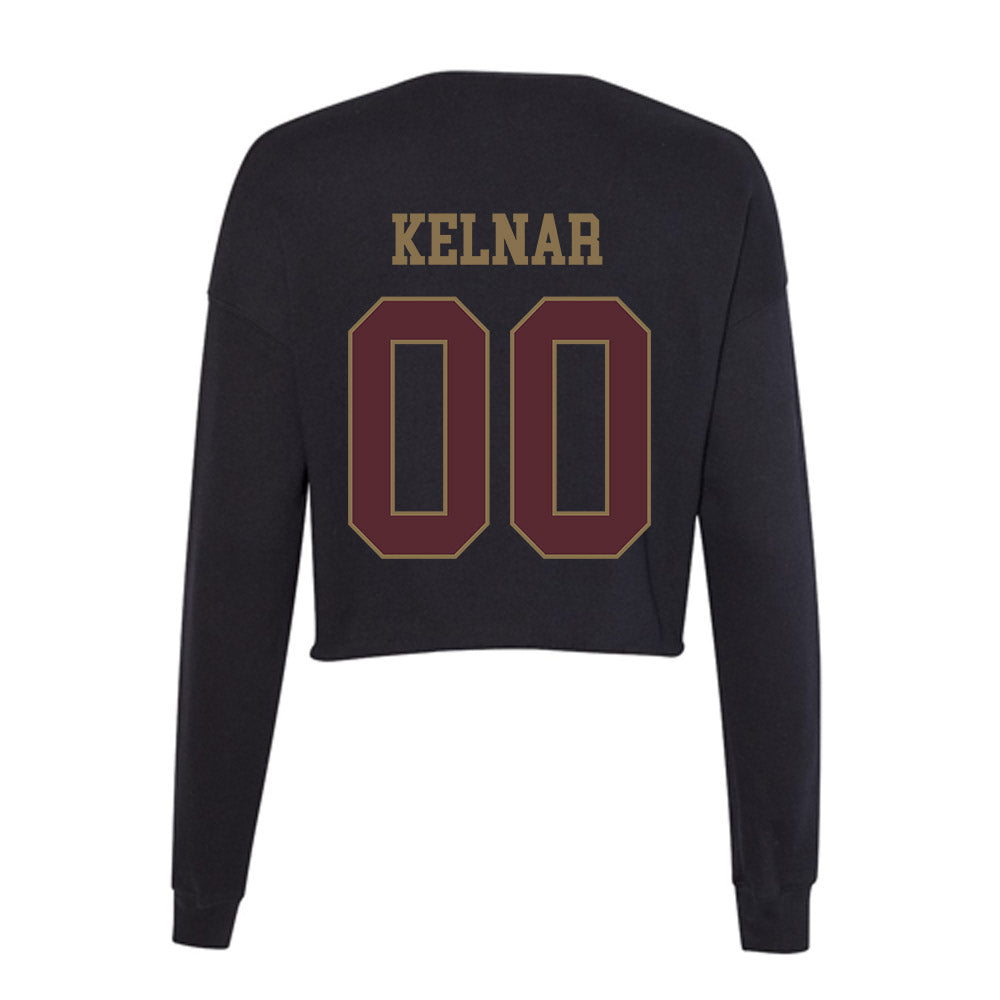 Texas State - NCAA Softball : Megan Kelnar - Women's Cropped Crew Fleece-1