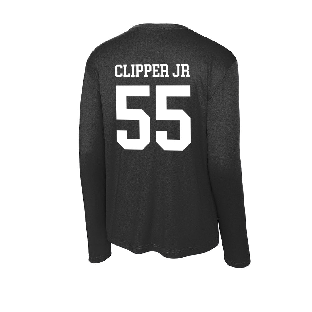 UNC Charlotte - NCAA Football : Mo Clipper Jr - Activewear Long Sleeve T-Shirt-1