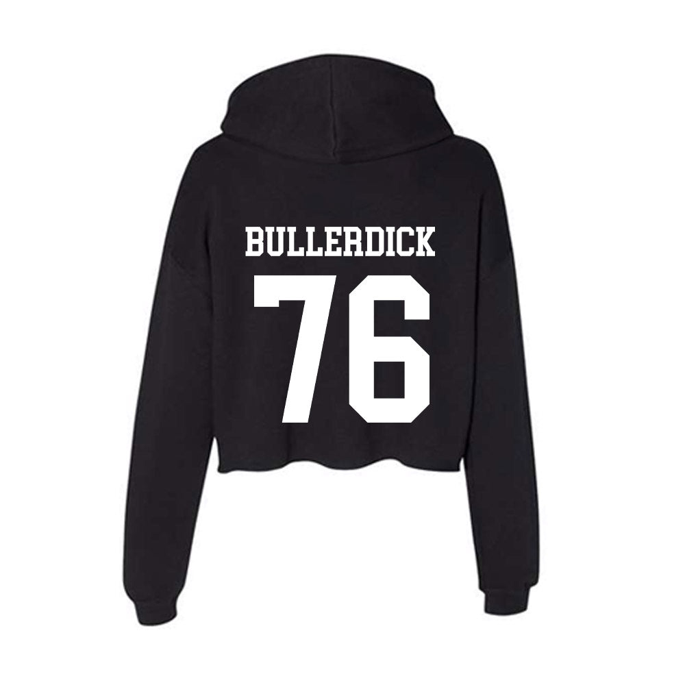 UNC Charlotte - NCAA Football : Isaiah Bullerdick - Women's Crop Fleece Hoodie-1