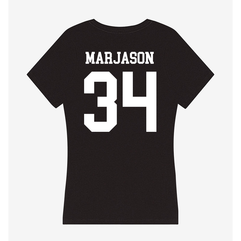 OKBU - NCAA Women's Basketball : Aubrey Marjason - Women's V-Neck T-Shirt-1