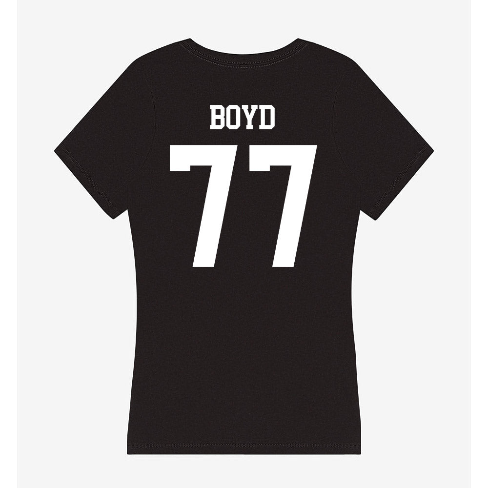 OKBU - NCAA Football : Carter Boyd - Women's V-Neck T-Shirt-1
