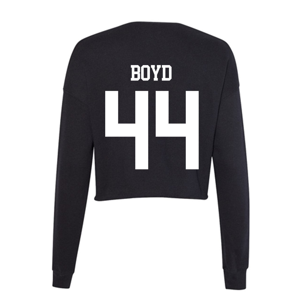 OKBU - NCAA Football : Cody Boyd - Women's Cropped Crew Fleece-1