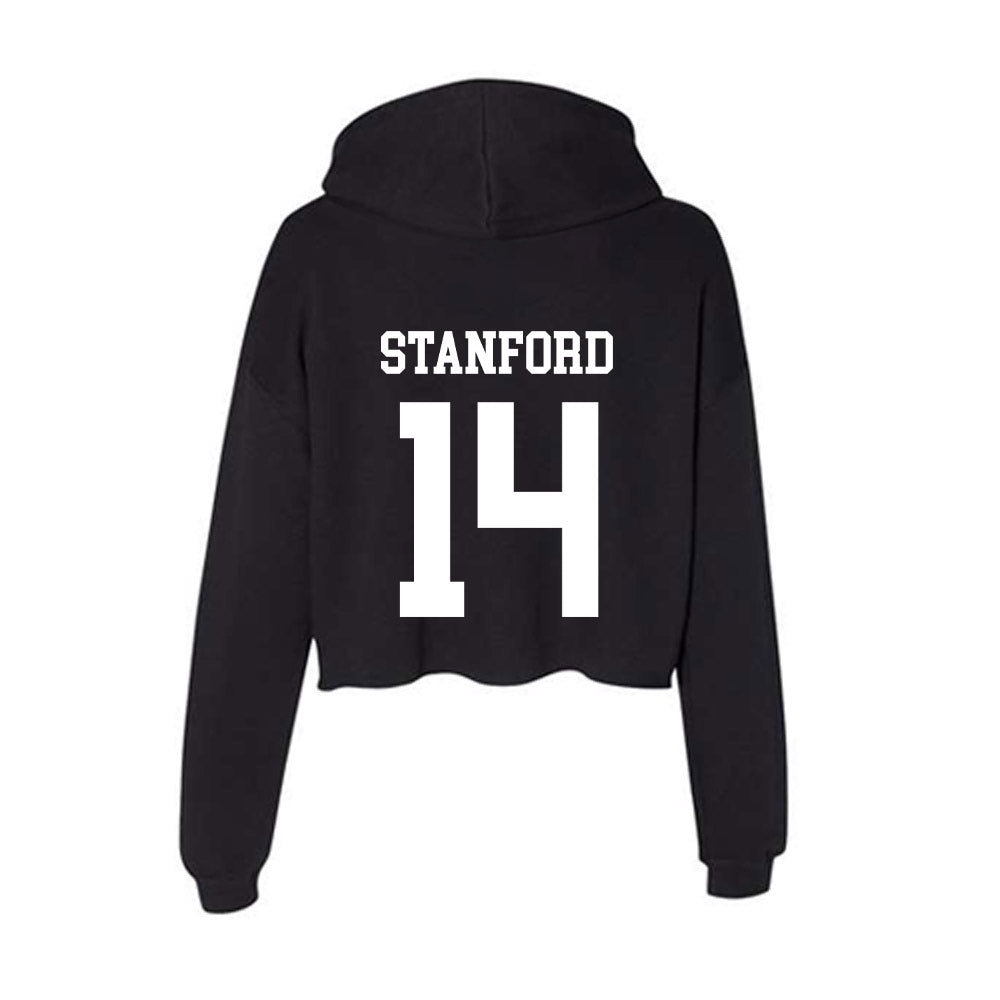 OKBU - NCAA Softball : Hailey Stanford - Women's Crop Fleece Hoodie-1